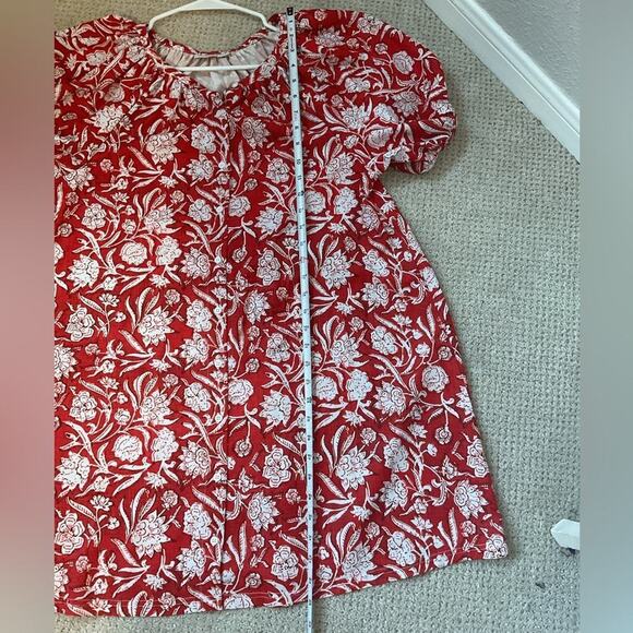 Smith & Quinn Posie Dress in Summer Wine Red White Size Medium - Picture 9 of 9